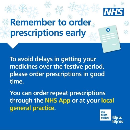NHS Prescription service.