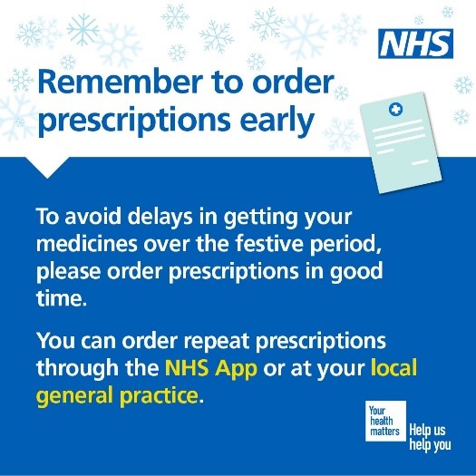 NHS Prescription service.
