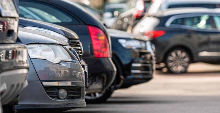 Cars parked