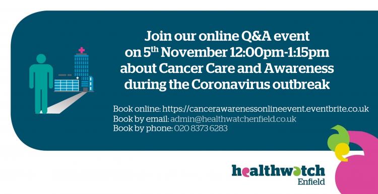 Join our cancer care and awareness online question and answer event Join our cancer care and awareness online question and answer event