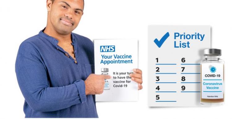 Learning disability coronavirus vaccine poster
