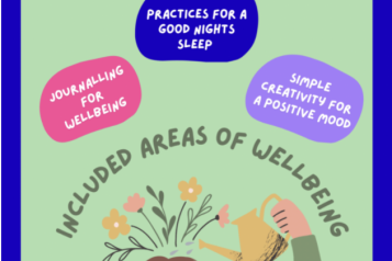Poster for wellbeing course