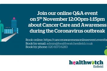 Join our cancer care and awareness online question and answer event