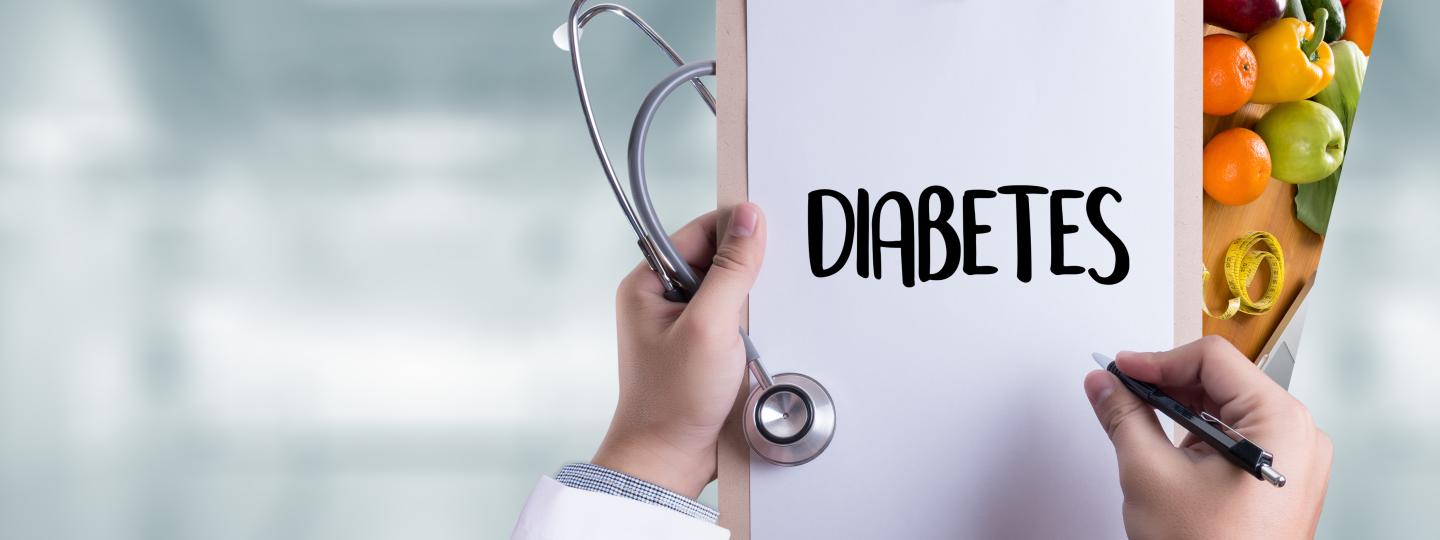 Diabetes on clipboard