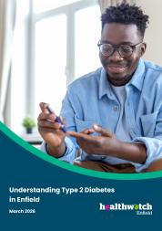 Report cover depicts man pricking finger to monitor blood sugar levels.