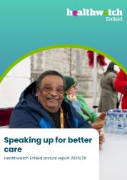 Healthwatch Enfield Annual Report cover 2025-2026